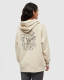 Ten Tree Understory Oversized Hoodie - Meteorite Black & Warm Oak
