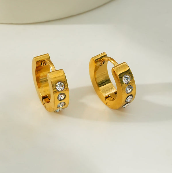 Hackney Nine Paia Hoops - Gold