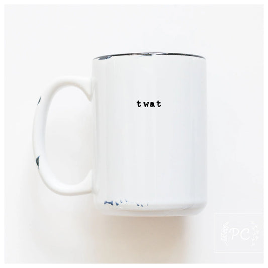 Prairie Chick Prints Mug White - twat