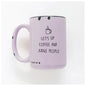 Prairie Chick Prints Let's Sip Coffee And Judge People- Purple