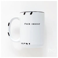 Prairie Chick Mug - f*ck cancer