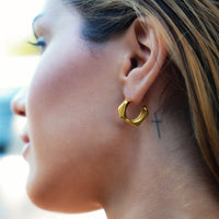 Hackney Nine Perido Earrings - Gold