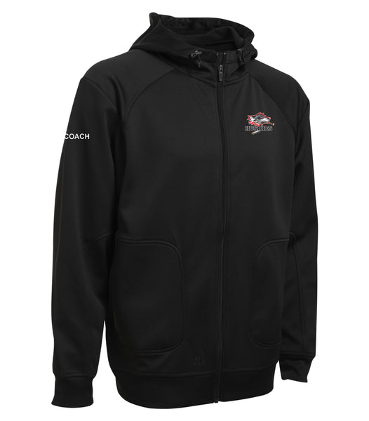 Huskies Ptech Zip Hoodie - Black