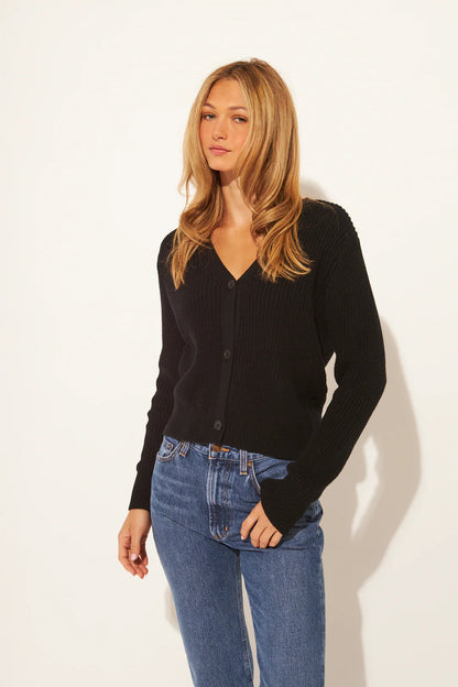 John + Jenn River Cardigan - Caviar