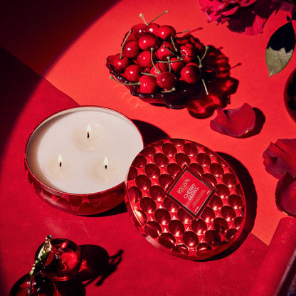 Voluspa Candle 3 Wick Tin - Cherry Gloss