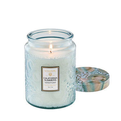 Voluspa Candle Large Glass Jar - California Summers