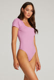 Saltwater Luxe Short Sleeve Bodysuit - Ultra Violet