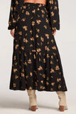 Saltwater Luxe Dagny Midi Skirt - Black