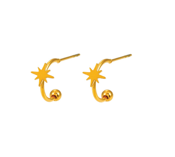 Hackney Nine Salamanca Earrings - Gold