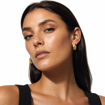 Hackney Nine Siyami Earrings - Gold