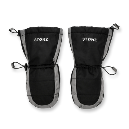 STONZ  Snow Youth Mitts - Black & Grey