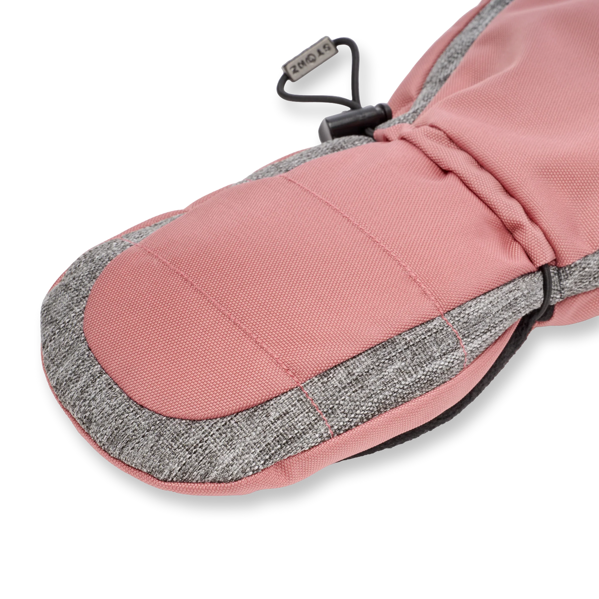 Stonz Snow Mitts - Dusty Rose & Heather grey
