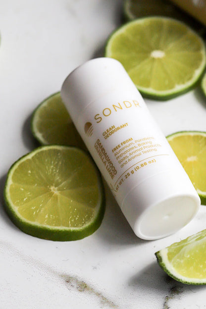Sondr Travel Size Clean Deodorant - Sandalwood Vanilla Lime