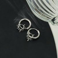 Hackney Nine Sonne Earrings - Silver