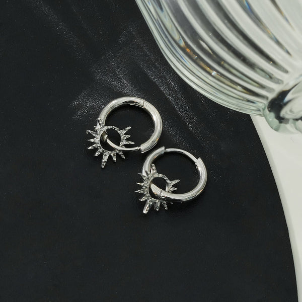 Hackney Nine Sonne Earrings - Silver
