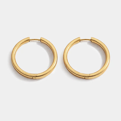 Bizou Gold Hoop Earrings