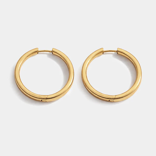 Bizou Gold Hoop Earrings