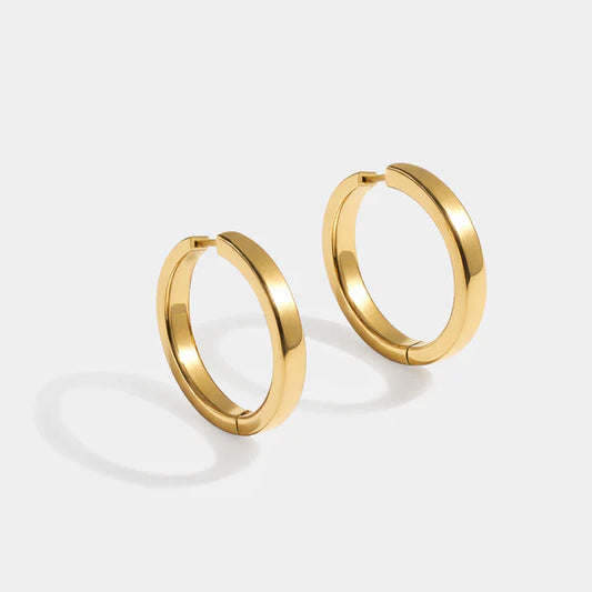 Bizou Gold Hoop Earrings