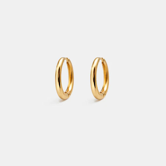 Bizou Gold Huggie Hoops
