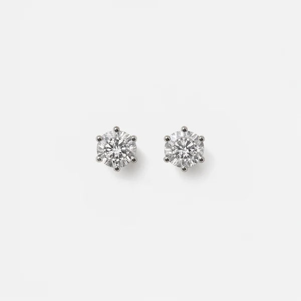 Bizou Silver Mini Silver Earrings - 3mm