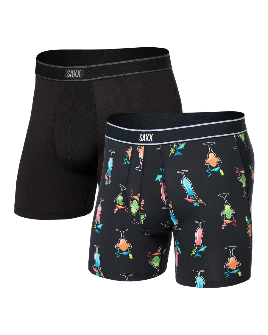 Saxx Daytripper Boxer Brief 2Pk - Swizzles & Straws