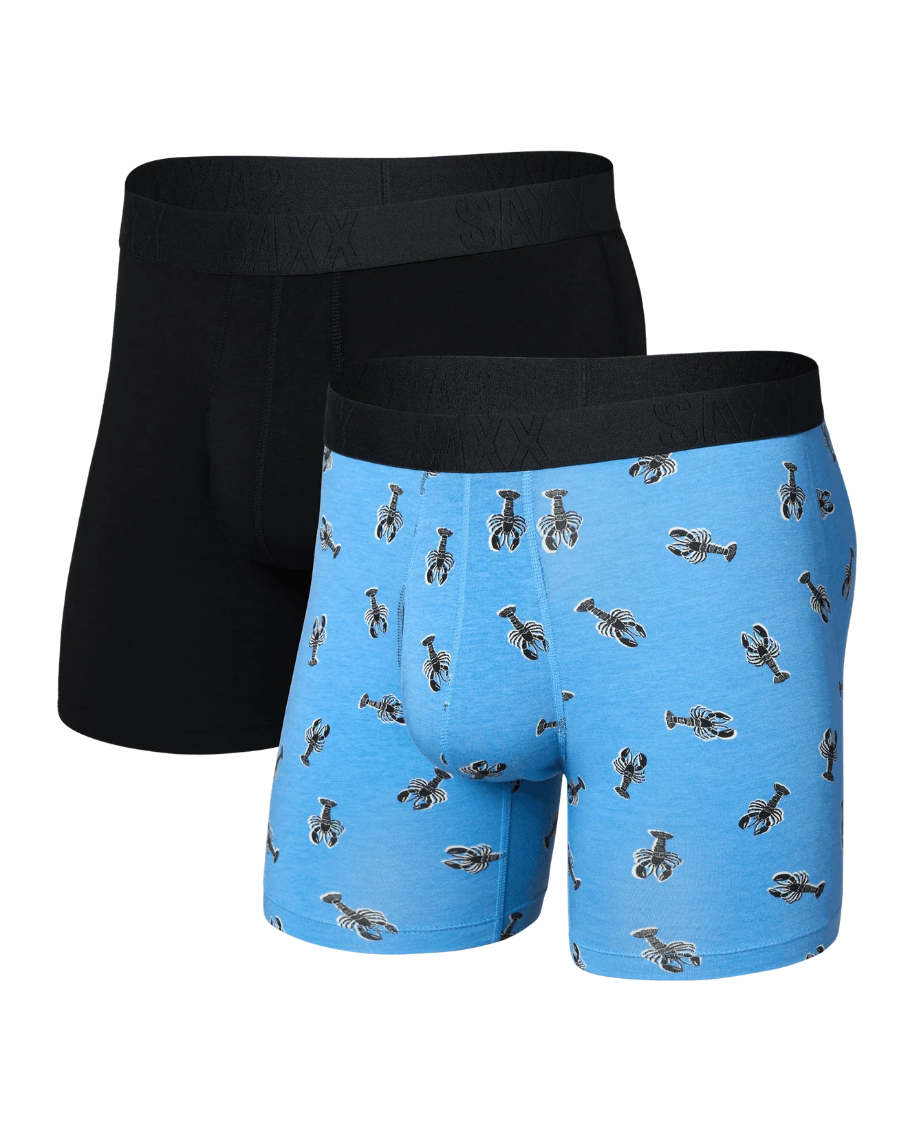 Saxx Underwear Droptemp 2PK - Lobster Boils & Black