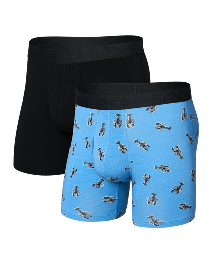 Saxx Underwear Droptemp 2PK - Lobster Boils & Black