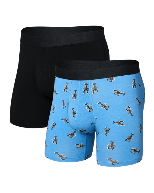 Saxx Underwear Droptemp 2PK - Lobster Boils & Black