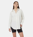 Ten Tree EcoStretch Cotton Oversized Shirt - Undyed