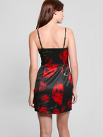 Guess Maelle Mini Dress - Blurred Roses/Black