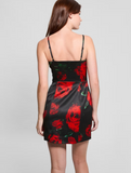 Guess Maelle Mini Dress - Blurred Roses/Black