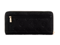 Guess Cresidia Large Zip Around Wallet - Black