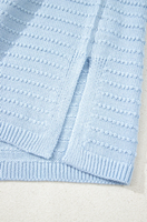 Dear Lover Short Sleeve Sweater - Sky Blue