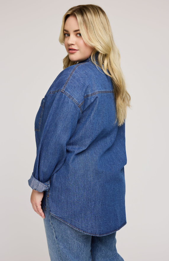 Gentle Fawn Whitney Denim Button Up - Medium Wash