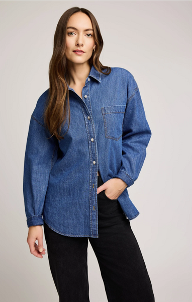 Gentle Fawn Whitney Denim Button Up - Medium Wash