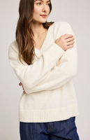 Gentle Fawn Tilda V-Neck Sweater - Cream