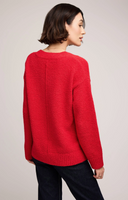 Gentle Fawn Tilda V-Neck Sweater - Red