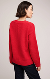 Gentle Fawn Tilda V-Neck Sweater - Red