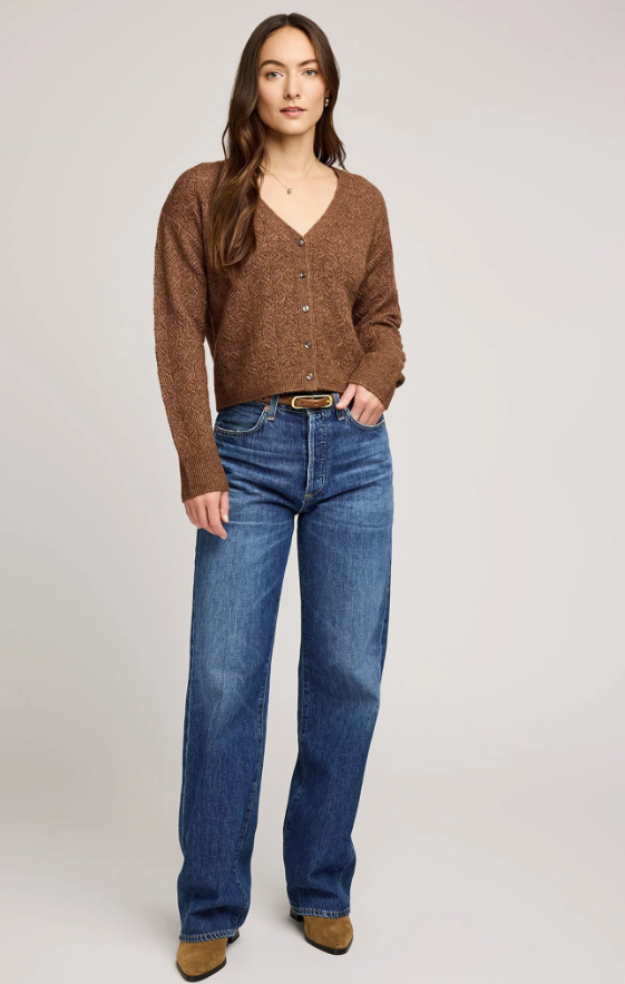 Gentle Fawn Lila Cardigan - Heather Chestnut