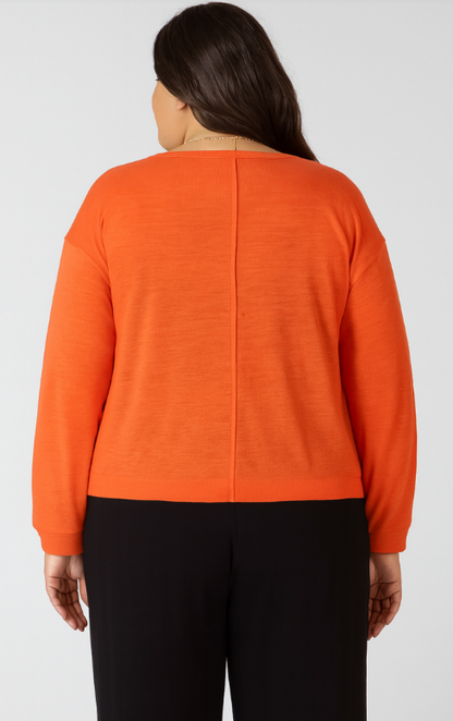 Dex Plus Crewneck Sweatshirt - Orange Burst