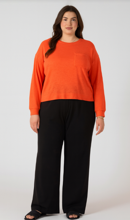 Dex Plus Crewneck Sweatshirt - Orange Burst