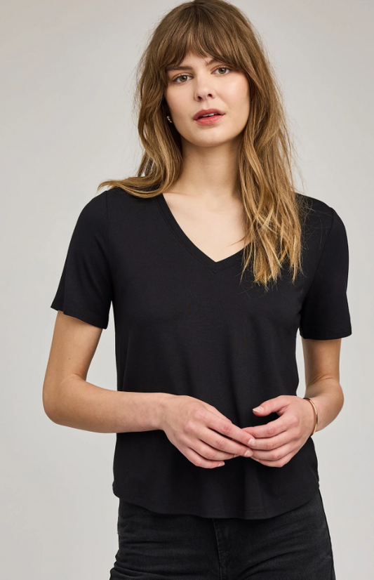 Gentle Fawn Jamie V-Neck - Black