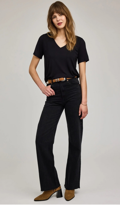 Gentle Fawn Jamie V-Neck - Black
