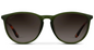 Wear Me Pro Drew Women's Polarized Round Sunglasses - Olive Green & Brown Lens
