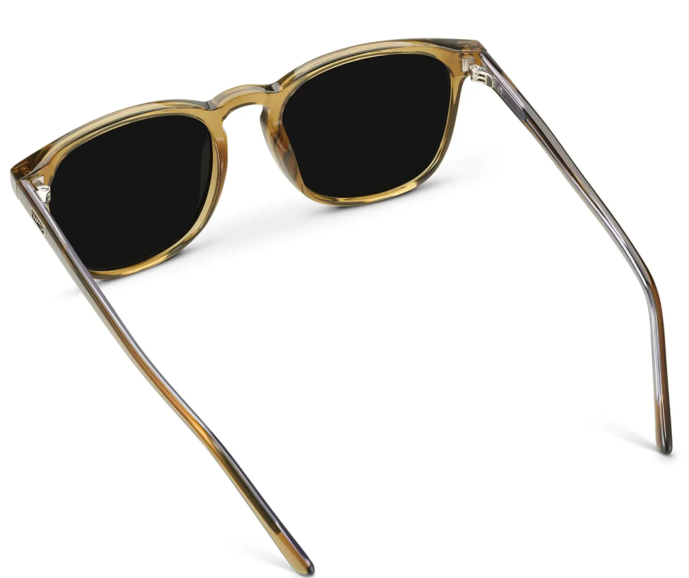 Wear Me Pro Nick Square Polarized Sunglasses - Crystal Verde & Triple Black Lens