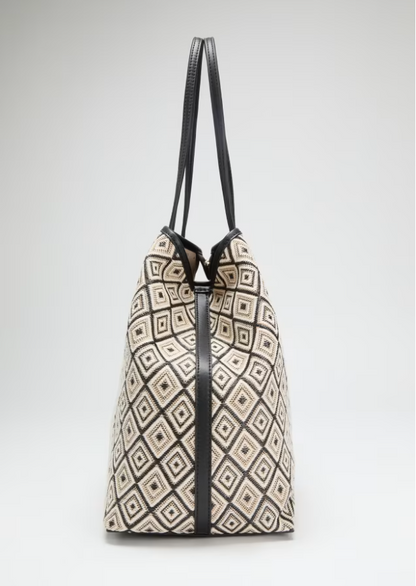 Guess Sophia Large 2-1 Tote - Black