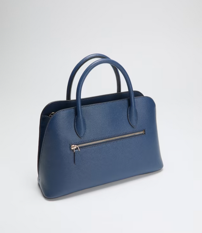 Guess Patsie 2 Compartment Satchel - Navy