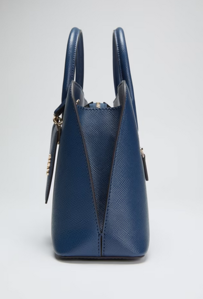 Guess Patsie 2 Compartment Satchel - Navy