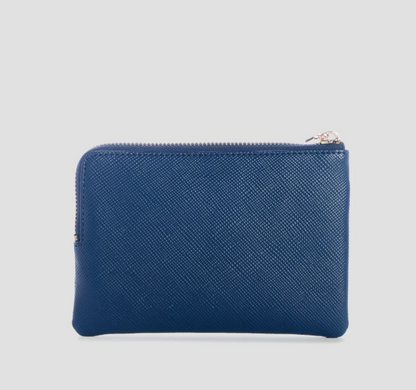 Guess Wallet Patsie Key Ring Pouch - Navy