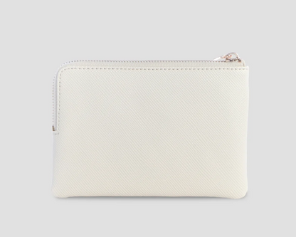 Guess Patsie Key Ring Pouch - Off White